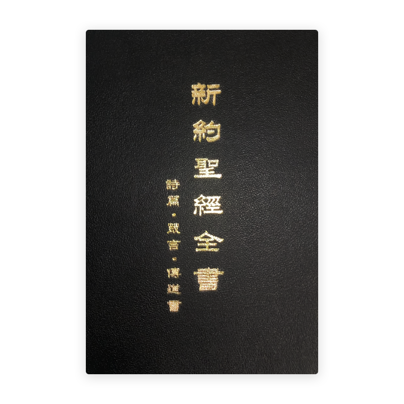 [真皮] 新約聖經全書·詩篇·箴言·傳道書（附錄：基督徒生活綱要）(繁)